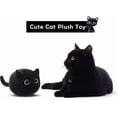 thumbnail image 4 of Black Cat Plush Toys, Adorable Cat Stuffed Animal Plush For Kids, 3 Pack, 4 of 5