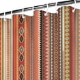 thumbnail image 3 of Waterproof Bohemian Shower Curtain 72x72 Inch Boho Style Polyester Unique Shower Curtain for Bathroom Hotel Home Decor with 12 Plastic Hooks, 3 of 5