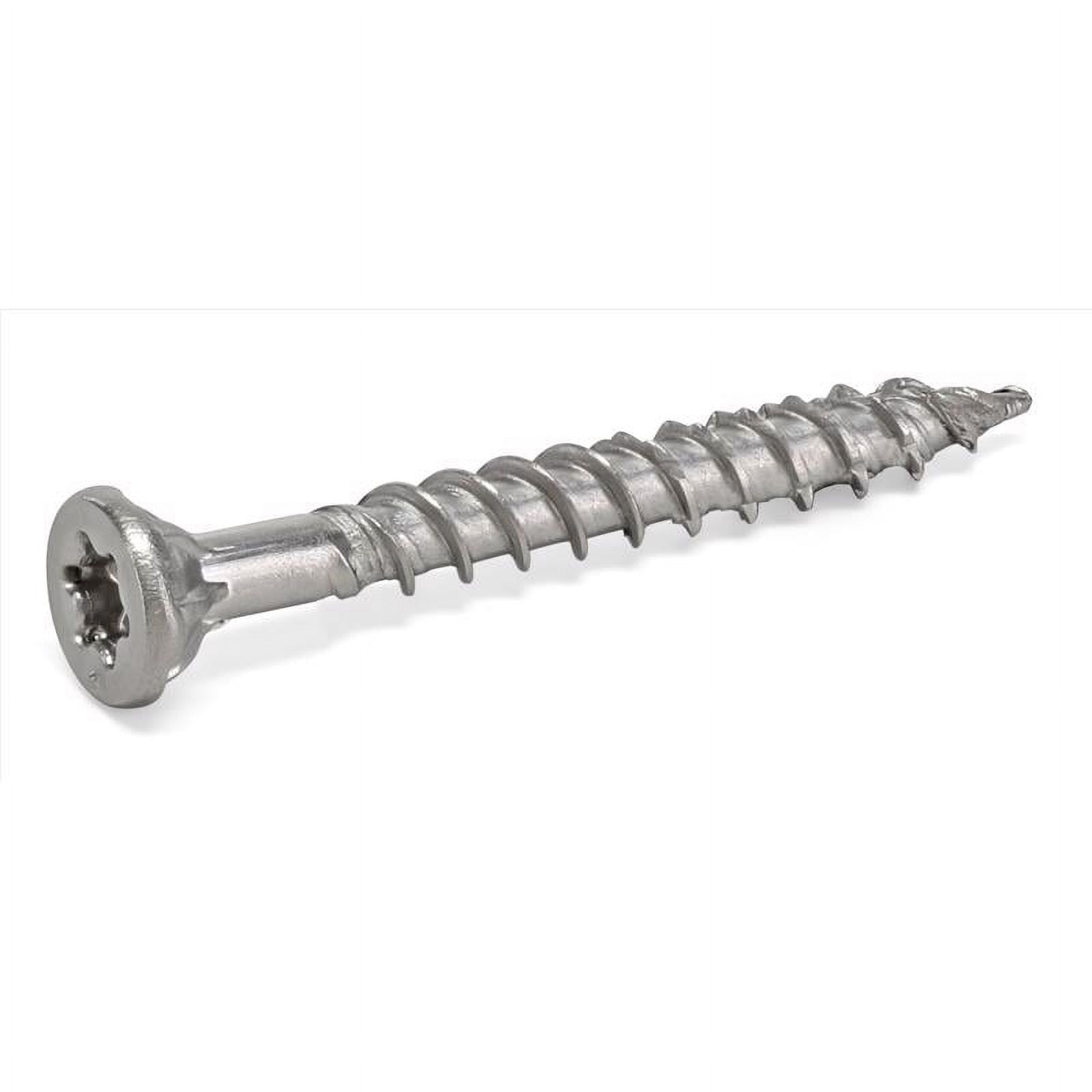HILLMAN FASTENERS 1LB 8X1-1/4" Stainless Steel Star Outdoor Wood Screw 48619