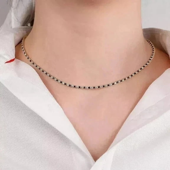 4MM 9.50Ct Round Lab Created Diamond Women's Tennis Necklace 14K Yellow Gold Plated