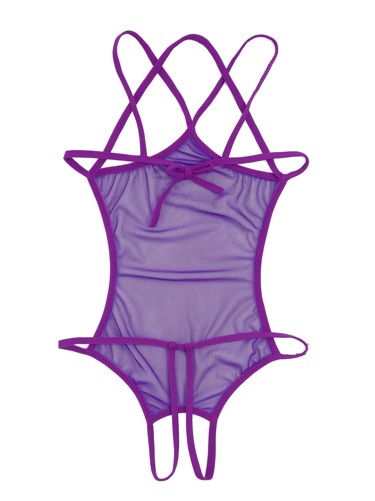 Transparent Mesh Bodysuit: Sexy Lingerie For Women Open Crotch, Erotic  Sleepwear & Teddies From Shacksla, $9.19