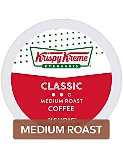Krispy Kreme Doughnuts Bright and Smooth Medium Roast Coffee - 100 Pods