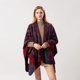 thumbnail image 5 of Poncho con frente abierto y diseño vintage para mujer, chal de invierno, 5 of 5