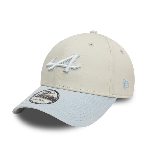 Alpine Racing F1 New Era Unisex Acid Wash 9Forty White Hat 2025