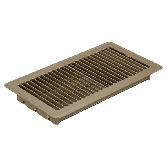 Uxcell 12 x 6 Inch Floor Register, 1pcs Heavy Duty Air Vent Cover Adjustable Floor Grates, Brown