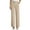 Light Yellow*, variant on RUTAYY Women's Casual Pants High Waist Comfortable Soft Stretch Wide Leg Flowy Bottoms Everyday Wear Fashion Travel Trousers