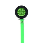 Denim Fabric with Quilted Crystal Pacifier Clip