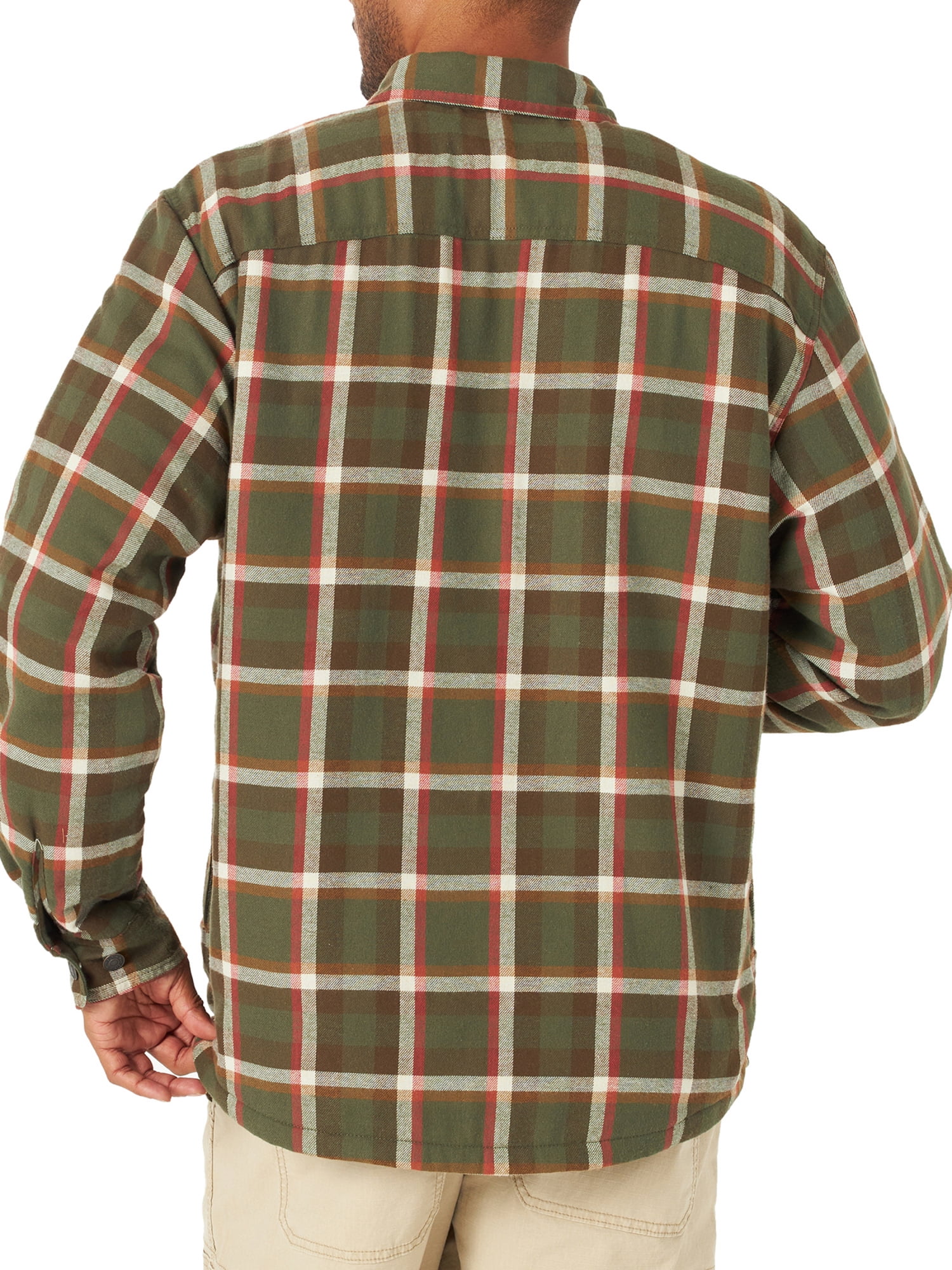 Wrangler Men's Heavyweight Sherpa-Lined Shirt Jacket