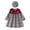 B, variant on Sngxgn Girl's Two Piece Outfits Ruffle Trim Short Sleeve T Shirt and Skirt Sets(B,90)