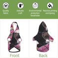 thumbnail image 6 of Zufioo Flower Bald Eagle Print Pet Hooded Sweatshirt, Suitable for Small Dogs Pet Hoodie Clothes-X-Small, 6 of 7