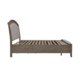 thumbnail image 4 of Liberty Furniture Queen Storage Bed Frame with Footboard Drawer - Burnished Beige Oak Wood, 4 of 9