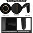 thumbnail image 3 of Atumon Accent Cabinet with 3 Doors, Modern Storage Cabinet Furniture, Wood Sideboard with Adjustable Shelves, Buffet Cabinet for Kitchen Living Room Entryway Hallway, 47.2"L x 15.7"W x 31.5"H, Black, 3 of 10