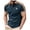 j108-Navy, variant on LIIPEE Summer Fashion Graphic Polo Shirt For Men Short Sleeve Tennis Collar Shirts Male Comfortable Breathable Versatile Polos,XL