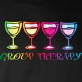 thumbnail image 3 of CafePress - Wine Group Therapy 2 Long Sleeve Dark T Shirt - Long Sleeve Dark T-Shirt, 3 of 4