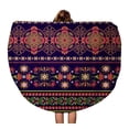 thumbnail image 1 of NUDECOR 60 inch Round Beach Towel Blanket Persian Paisley Floral Line Abstract Flower Border Pattern Revival Travel Circle Circular Towels Mat Tapestry Beach Throw, 1 of 2