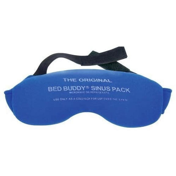 Carex Bed Buddy Hot and Cold Sinus Pack 1-1/5 x 26-1/2 x 4 Inch, 2 Pack