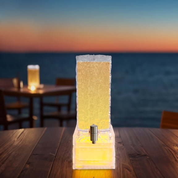 3L Beverage Dispenser with Led Light Party Water Juice Drink Dispenser Durable