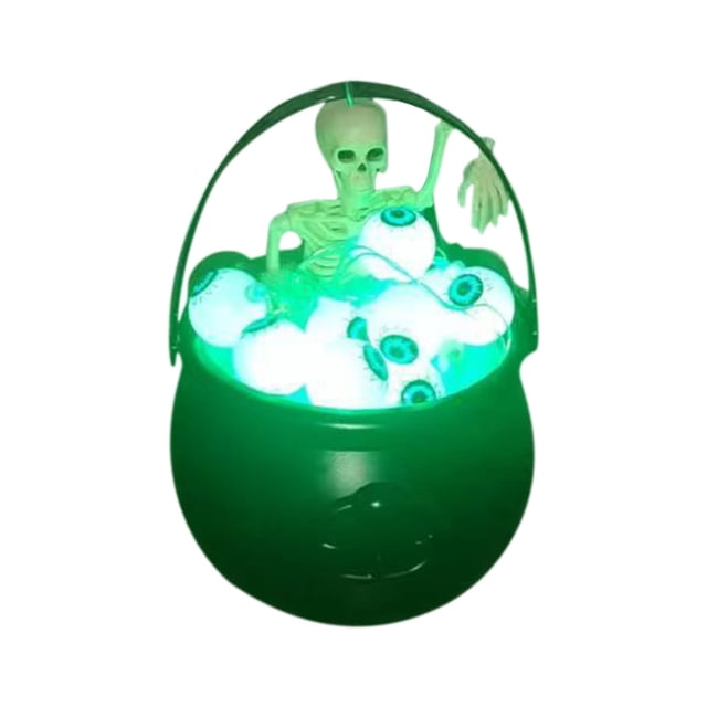 Juego de cubo de bruja DIY para Halloween espeluznante, mesa de fiesta, accesorios de disfraz vintage espeluznantes