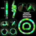 thumbnail image 4 of Glow Sticks Party Favors Kannove Green Light Up 24 unidades para niños, 4 of 6