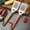 Brown_New#4594, variant on Non-Stick Stainless Steel BBQ Spatula with Bottle Opener, Wooden Handle, Flexible Slotted Grilling & Frying Barbecue Shovel for Home and Outdoor Cooking, 15.35 Inches