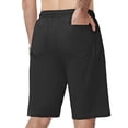 thumbnail image 4 of Lavenicole Men's Casual Athletic Shorts, Lightweight Workout Hiking Shorts 9" with 4 Pockets Black 32W, 4 of 7