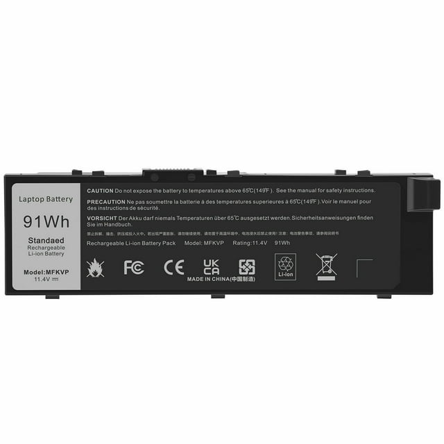 Battery MFKVP  For Dell Precision M7510 Series M7510 M7710 TWCPG 0FNY7