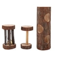 thumbnail image 2 of 5 Piezas Madera Natural Juego de Juguetes para Masticar hámster Variedad Dientes molares Cuidado Juguete Juego Divertido Túnel de Juguete Chinchilla Mancuernas Monociclo Rodillo de Campana Ju Unbranded CW03638, 2 of 7