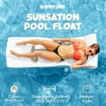 thumbnail image 2 of TRC Recreation Sunsation 1.75" Thick Foam Pool Float Lounger w/ Headrest, Bronze Tree, 2 of 9