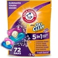 thumbnail image 1 of Detergente para Ropa Arm & Hammer Plus OxiClean 72 Paquetes, 1 of 9