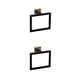thumbnail image 3 of Juego de accesorios para baño Billuyoard Kit Anillo de oro negro 2Conjunto Acero inoxidable, 3 of 6