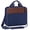 Navy/Brown, variant on Extra Large Bible Cover, Carrying Book Case Church Bag Bible Protective with Detachable Shoulder Strap & Zippered Pocket, Gift for Men Women, Gray