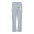 thumbnail image 5 of Mens Sweatpants with Pockets Men St. Patrick's Day Print Fashion Drawstring Elastic Waist Solid Color Casual Sweat Length Pants Gray XL, 5 of 5