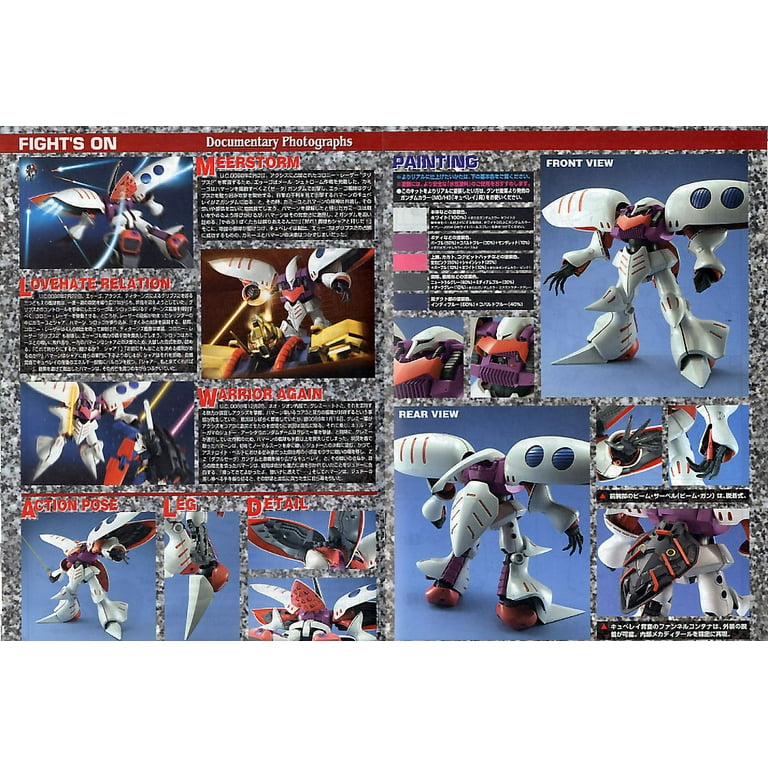 AMX-004 Qubeley Mobile Suit Gundam MG 1/100 Model Kit - Walmart.com