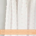 thumbnail image 5 of DriftAway White Pinch Pleated Voile Sheer Blackout ThermalCurtain Liner Embroidered with Pom Pom Lined Grommet Curtain for Kids Girls Bedroom Nursery Room 63 Inch Single Panel, 5 of 8