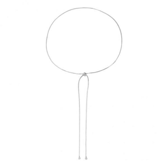 5 Gargantillas De Cadena Con Nudos, Collares Con Colgantes Elegantes Para Niñas, Plata Hermosa