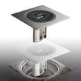 thumbnail image 2 of Boreal Craft Stainless Steel Floor Drain Sticker Odor Floor Drain Core Artifact Bathroom Balcony Universal Sewer Floor Drain Core Metal Funnels Kitchen Small Stainless Funnel Water Bottle Ice Funnel, 2 of 7