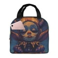 thumbnail image 1 of Fotbe Dreamy Jester Under Stars Bolsa Térmica con Estampado y Forro de Aluminio Grueso Bolsa de Almuerzo con Bolsillo Frontal para Hombres y Mujeres, Ideal para Trabajo, Escuela, 1 of 8