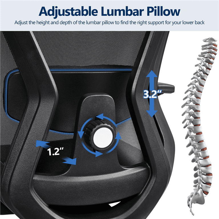 Mesh Chair Elite67: Lumbar Support, Multi-adjustability