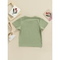 thumbnail image 4 of Qmyliery Kids Tops Short-sleeved Round Neck Letter Printing Shirt Tops Casual, 4 of 9