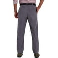 thumbnail image 3 of Haggar Men's Stretch Corduroy Expandable Waist Classic Fit Flat Front Pant 40W x 31L Charcoal, 3 of 4