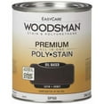 thumbnail image 2 of True Value Manufacturing 249375 1 qt. Woodsman Stain & Polyurethane In One Oil-Base Stain, Honey, 2 of 2