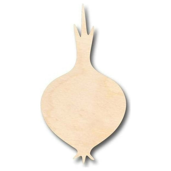 Unfinished Wood Onion Shape - Garden - Kitchen - Food - Craft - up to 46" DIY 24" / 1/8"