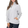 thumbnail image 1 of Womens Quarter Zip Sweatshirts Long Sleeve Pullover Sweatshirts With Pockets, 1 of 2