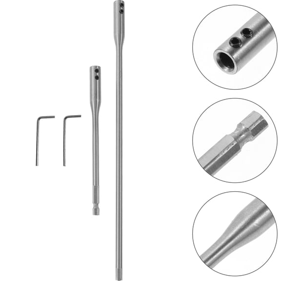 Beaupretty Impact Drill Extension Extension Drill Bit Set High-Carbon Steel 1 Set Silver