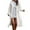 White, variant on Goindgs Womens Jacket Casual Coat Winter Long Sleeve Solid Color Warm Thick Hooded Cardigan with Pockets Jacket Outerwear Coat Brick Red-L
