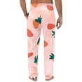 thumbnail image 5 of Pantalones largos para hombre con estampado de cintura elástica y bolsillo con cordón, pantalones largos de poliéster para hombre, 5 of 5