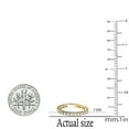 thumbnail image 2 of Dazzlingrock Collection 0.85 Carat (ctw) 18K Round White Diamond Eternity Anniversary Wedding Band, Yellow Gold, Size 7.5, 2 of 2