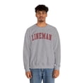 thumbnail image 4 of Lineman Sweatshirt Gifts Crew Neck Shirt Long Sleeve Unisex, 4 of 5