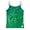 Green, variant on renvena Girls Adjustable Shoulder Straps Shiny Sequins Tank Top Camisole Party Stage Vest Gold 6