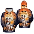thumbnail image 3 of Mummy Miniature American Shepherd Happy Halloween with Pumpkins Bats Spooky Fun All Over Print 3D Hoodie Unisex Merch Hoodies MAS Dog Lover Gifts - 00019, 3 of 6